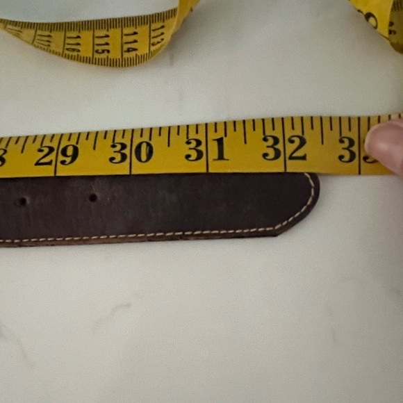 J Crew Native American Beaded Leather Belt Brass Buckle Blue Red Yellow Beads - Picture 12 of 12